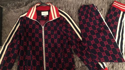 gucci tracksuit real vs fake|authentic gucci tracksuit.